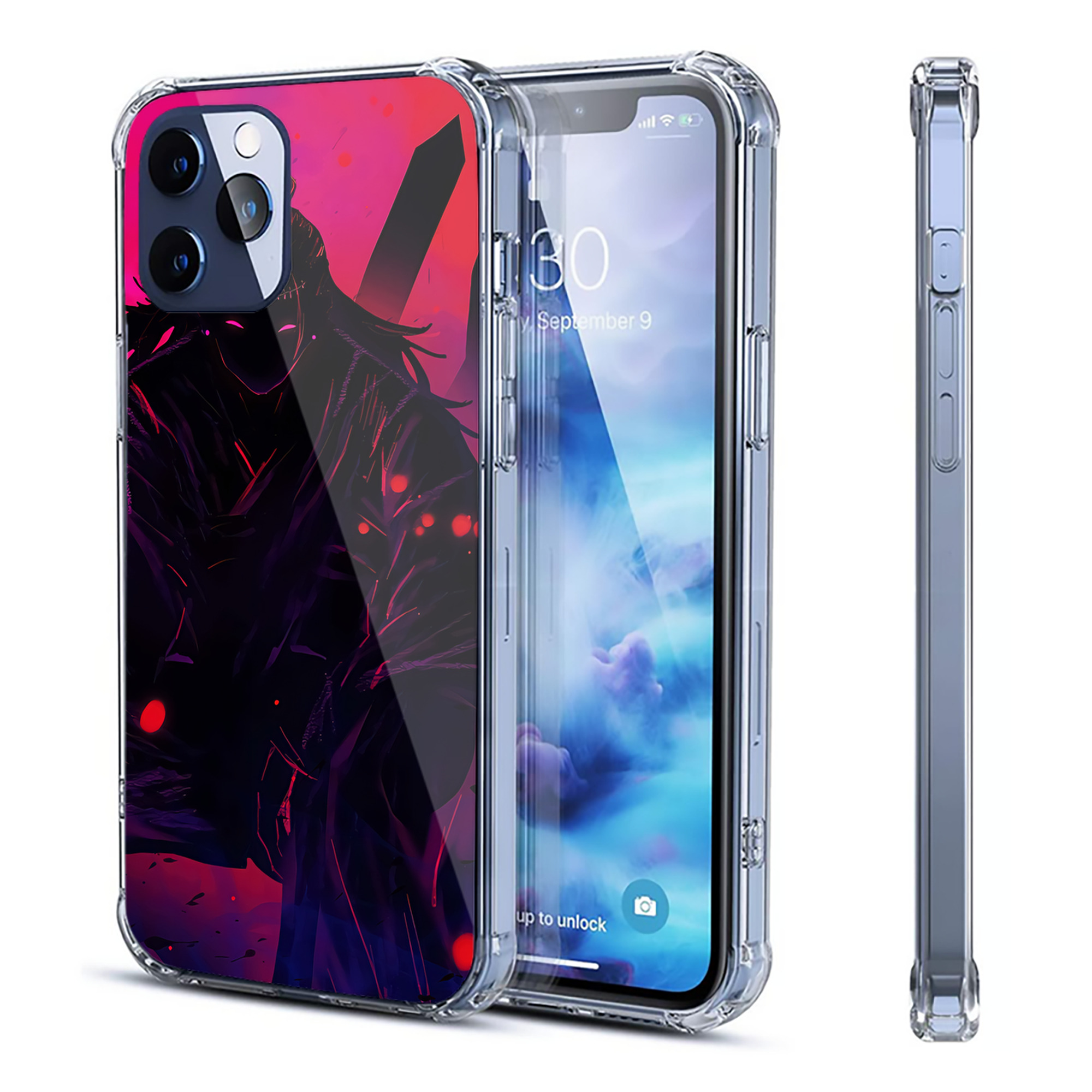 （画像用） SPY×FAMILY间谍家家酒 【iPhone 12シリーズ対応】透明スマホケース（クリアソフトケース）